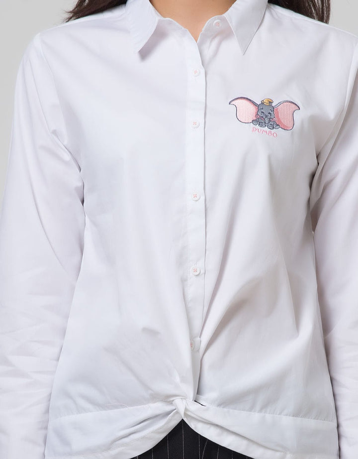 Disney Top Long Sleeve Shirt Dumbo Embro