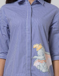 Disney Top Long Sleeve Shirt Dumbo Stripe