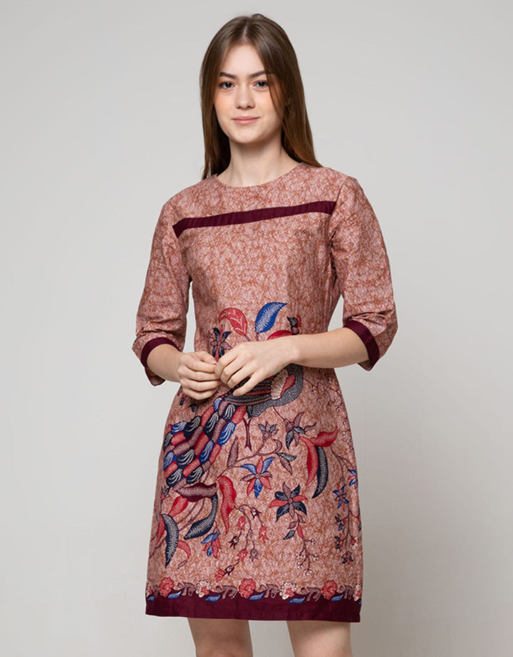 Arjuna Weda 3/4 Sackdress Batik Cendrawasih