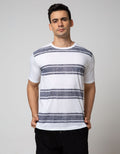 Nevada Short Sleeve T-Shirt Print Big Stripe With Hd Print Men