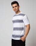 Nevada Short Sleeve T-Shirt Print Big Stripe With Hd Print Men