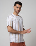 Nevada Short Sleeve T-Shirt Print Big Stripe