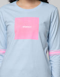 T Zone Long Sleeve T-Shirt Wording Regular Girly