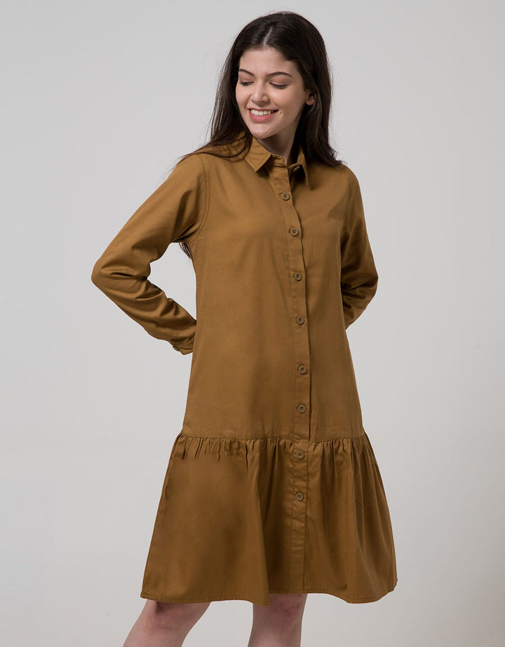 Nevada Long Sleeve Midi Dress