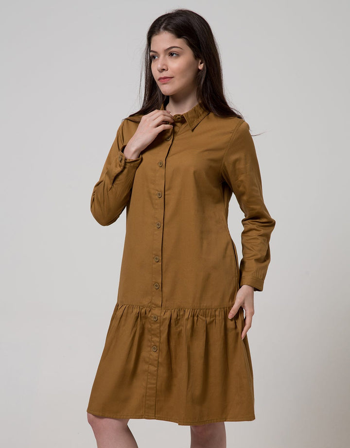 Nevada Long Sleeve Midi Dress