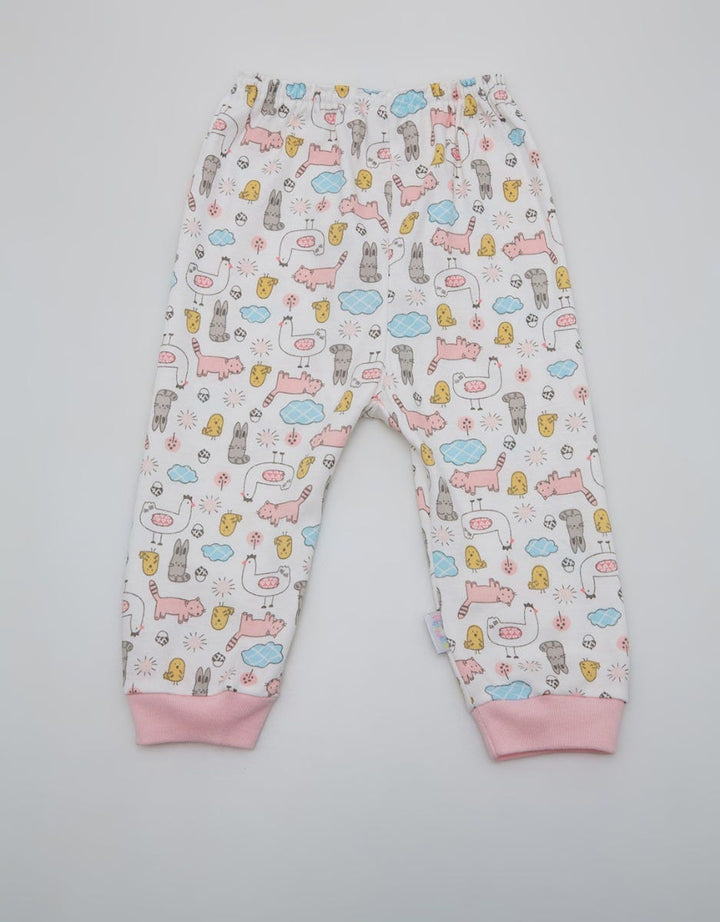 Pipiniko Long Pants Rib Farm Animal