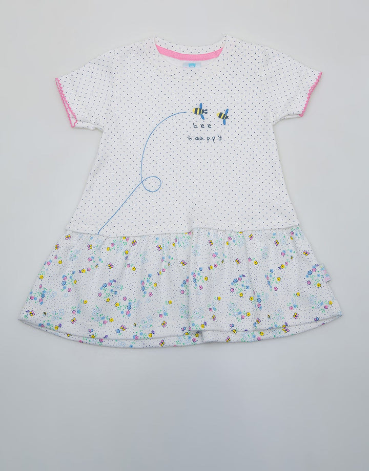 Pipiniko Short Sleeve Midi Dress Daddy L.Flower