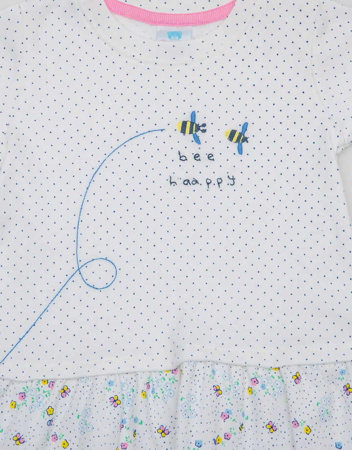 Pipiniko Short Sleeve Midi Dress Daddy L.Flower