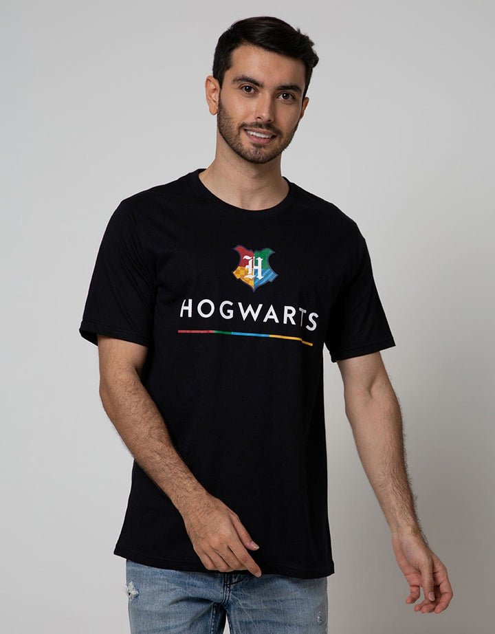 T Zone Short Sleeve T-Shirt Wb Harry Potter Hogwarts