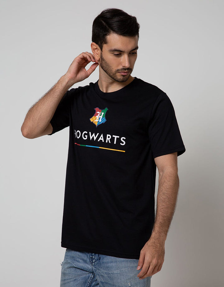 T Zone Short Sleeve T-Shirt Wb Harry Potter Hogwarts