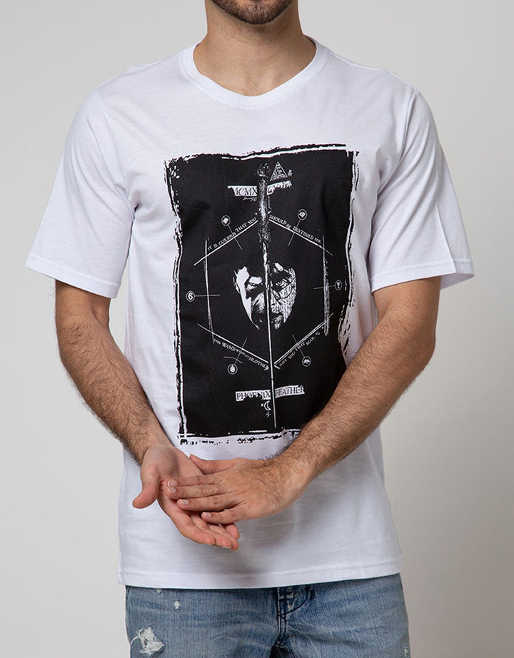 T Zone Short Sleeve T-Shirt Harry Potter Tomes And Scroll Design