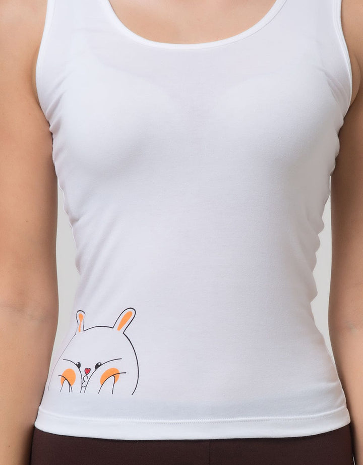 Nevada Intimate Innerwear Singlet Print Chubby Bunny