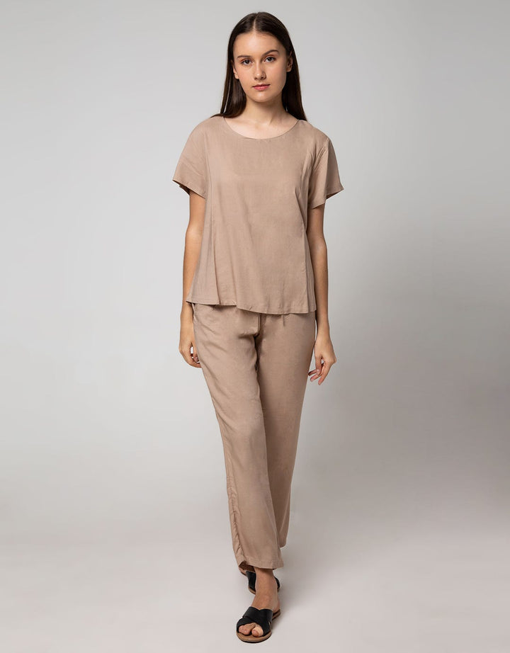 St. Yves Short Sleeve Pyjama Pants Polos Vivi