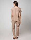 St. Yves Short Sleeve Pyjama Pants Polos Vivi