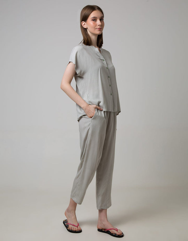 St. Yves Short Sleeve Pajama Pants Dusties Plain