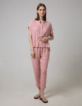 St. Yves Short Sleeve Pajama Pants Dusties Plain