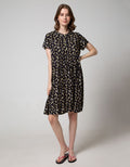 St. Yves Short Sleeve Midi Dress Sweet Gypsophilia