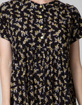 St. Yves Short Sleeve Midi Dress Sweet Gypsophilia