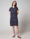 St. Yves Short Sleeve Midi Dress Sweet Gypsophilia