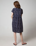 St. Yves Short Sleeve Midi Dress Sweet Gypsophilia