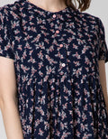 St. Yves Short Sleeve Midi Dress Sweet Gypsophilia