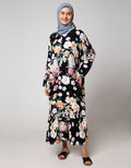 St. Yves Long Sleeve Maxi Dress Romantic Bloom