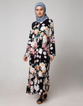 St. Yves Long Sleeve Maxi Dress Romantic Bloom
