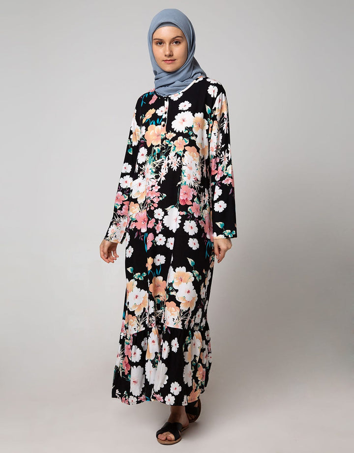 St. Yves Long Sleeve Maxi Dress Romantic Bloom