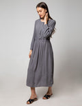 St. Yves Long Sleeve Maxi Dress Dusties Plain