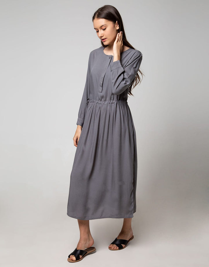 St. Yves Long Sleeve Maxi Dress Dusties Plain