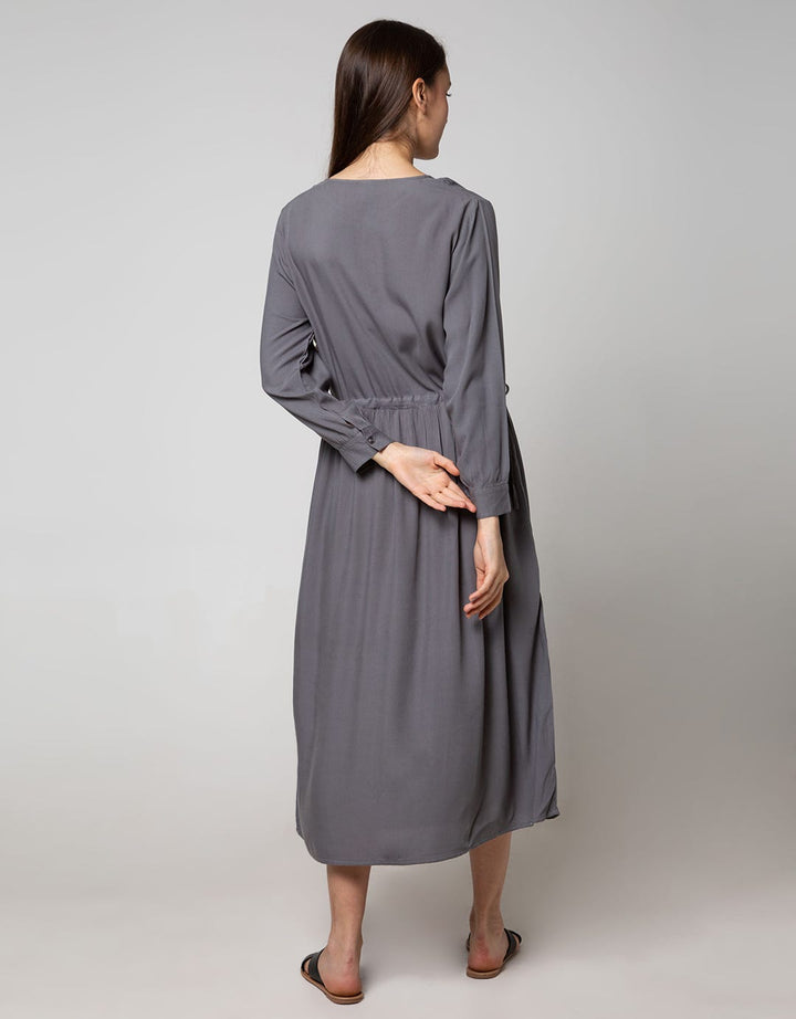 St. Yves Long Sleeve Maxi Dress Dusties Plain