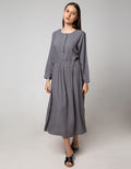 St. Yves Long Sleeve Maxi Dress Dusties Plain