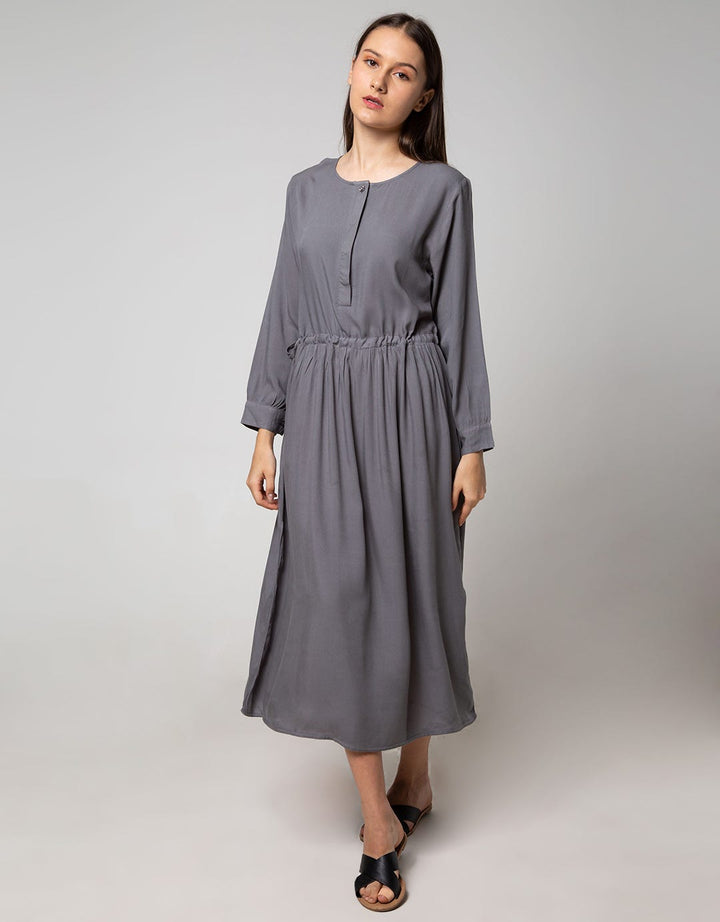 St. Yves Long Sleeve Maxi Dress Dusties Plain