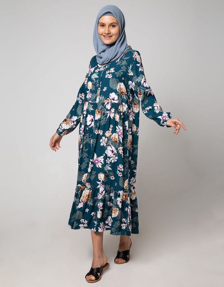 St. Yves Long Sleeve Maxi Dress Overlay Varnation