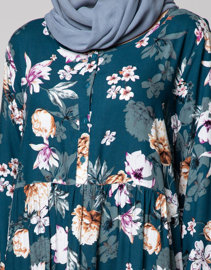 St. Yves Long Sleeve Maxi Dress Overlay Varnation