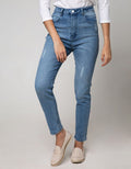 Nevada Denim Long Pants Ultra High Waist