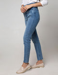Nevada Denim Long Pants Ultra High Waist
