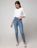 Nevada Denim Long Pants Ultra High Waist