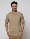 Cole Short Sleeve Polo Shirt Solid Texture Jaquard