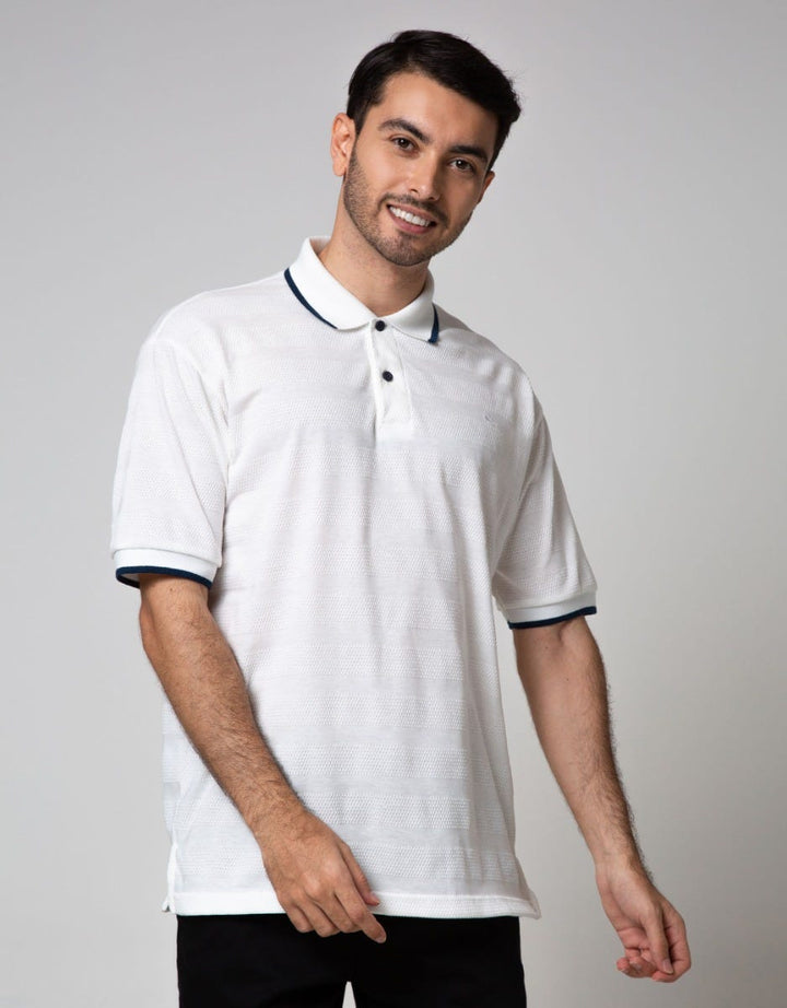 Cole Short Sleeve Polo Shirt Fashion Solid Collar Piping