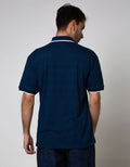 Cole Short Sleeve Polo Shirt Fashion Solid Collar Piping