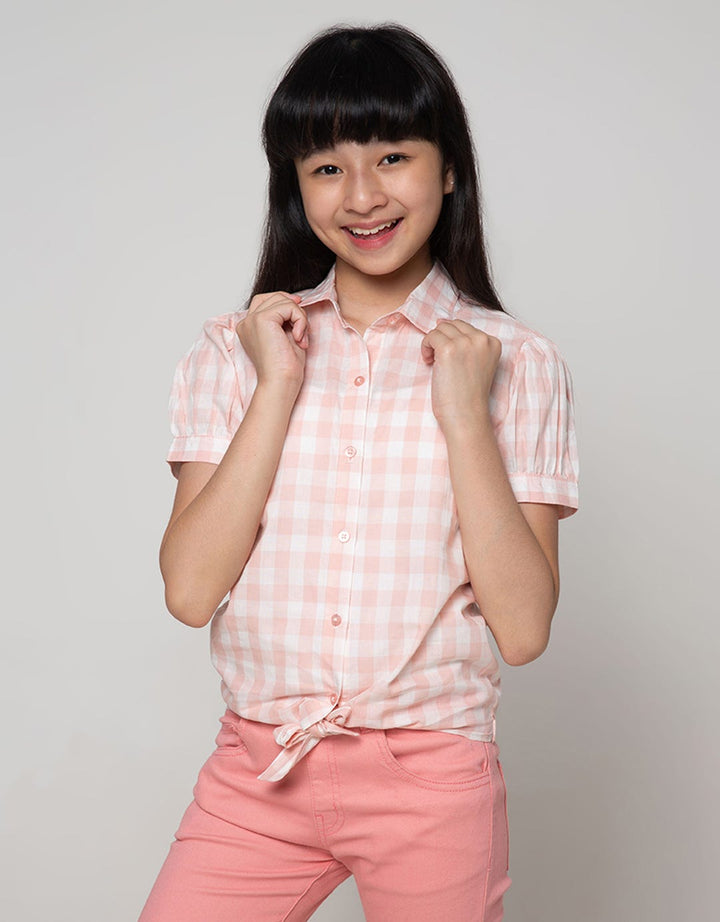 Aero Kids Short Sleeve Yarndyed Shirt