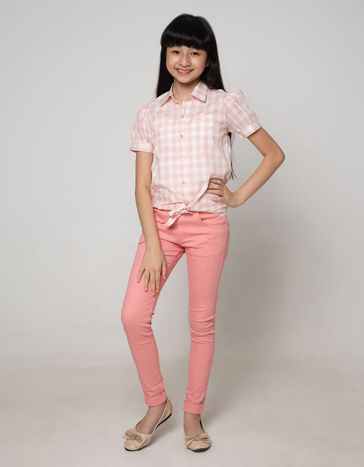 Aero Kids Short Sleeve Yarndyed Shirt