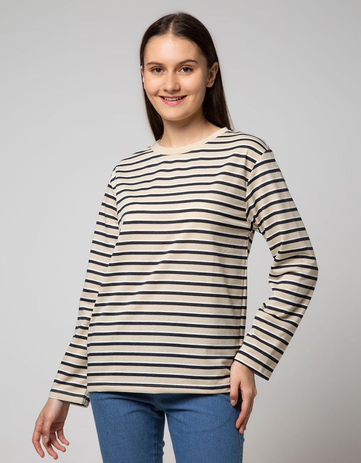 Phenomenal Long Sleeve T-Shirt Stripes Terry 3 Colors