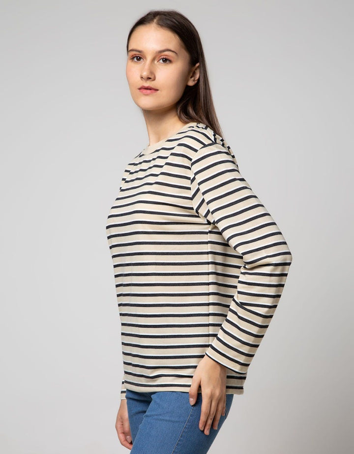 Phenomenal Long Sleeve T-Shirt Stripes Terry 3 Colors
