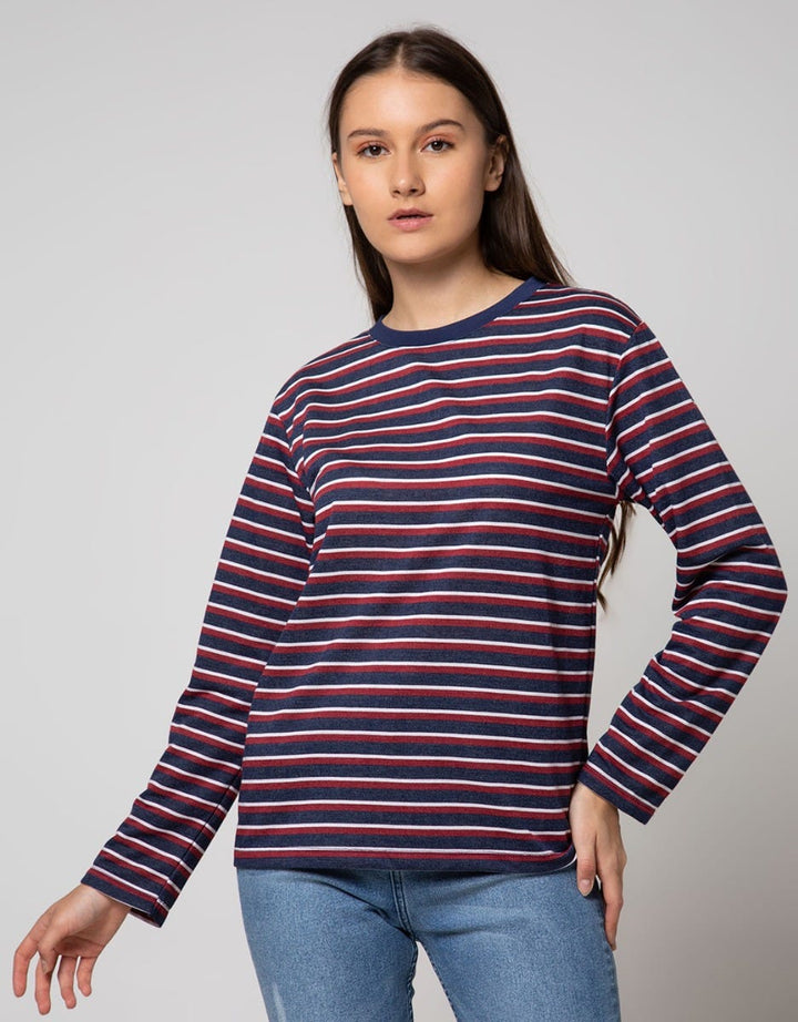 Phenomenal Long Sleeve T-Shirt Stripes Terry 3 Colors