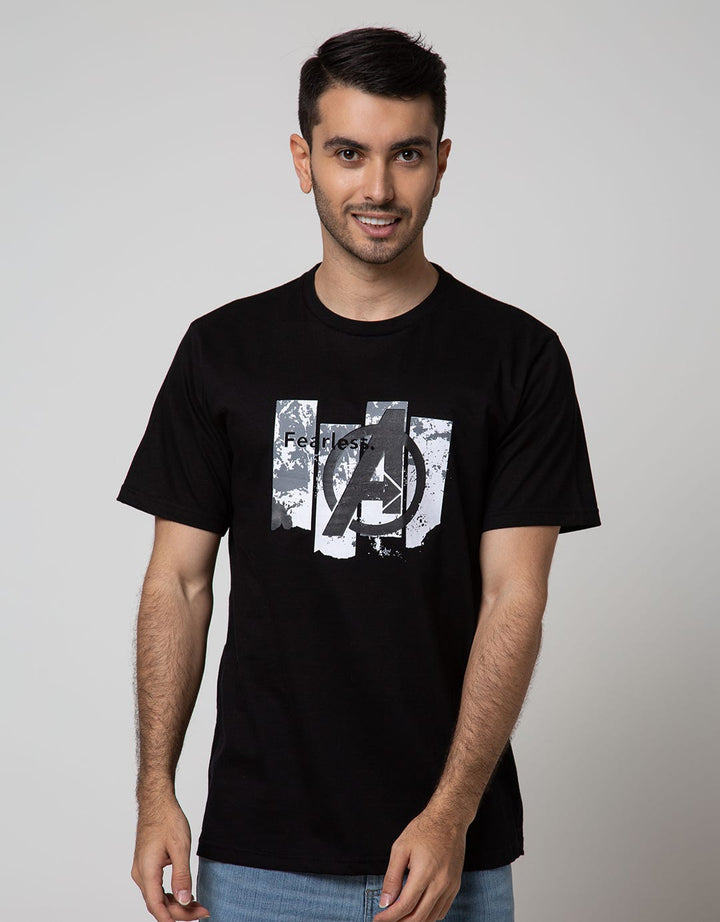 Marvel Avengers Fearless  Short Sleeve T-Shirt