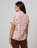 Connexion Short Sleeve Shirt Print Flamingo