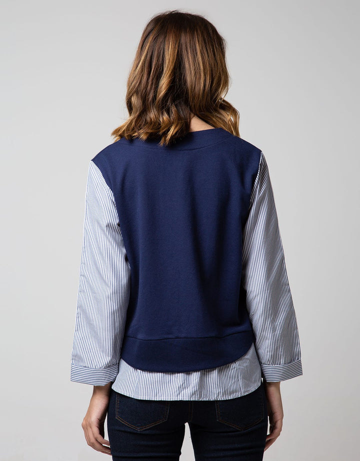 LS T-SHIRT COR BLUE