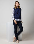LS T-SHIRT COR BLUE